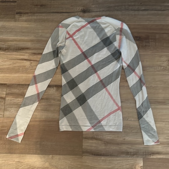 Burberry London classic check wool cashmere sweater Sz S - Picture 6 of 16